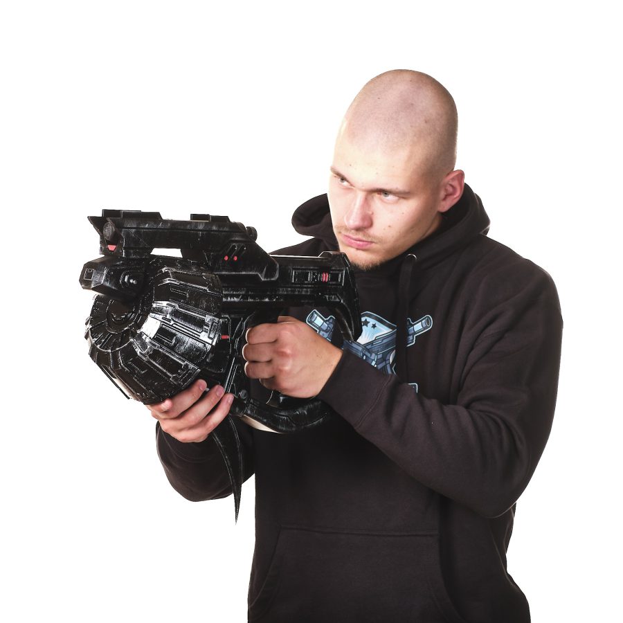 Type-52 Pistol prop replica from HALO 3 by Blasters4Masters