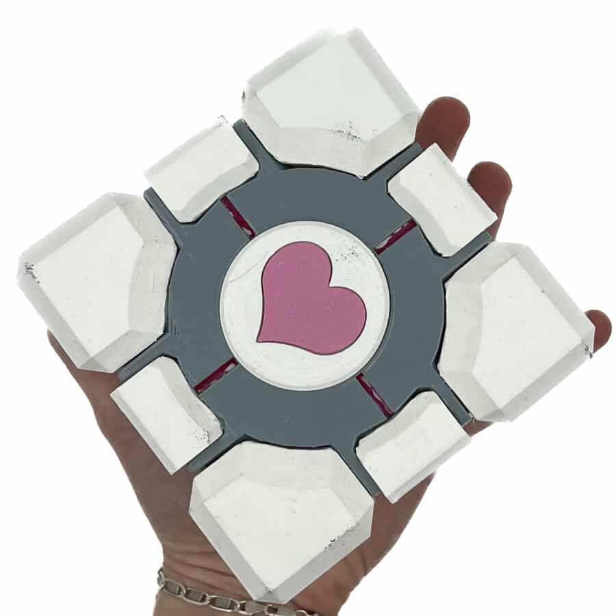 Weighted Companion cube prop replica By Blasters4masters (