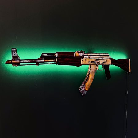 AK 47 Case Hardened RGB Wall Art – CS GO