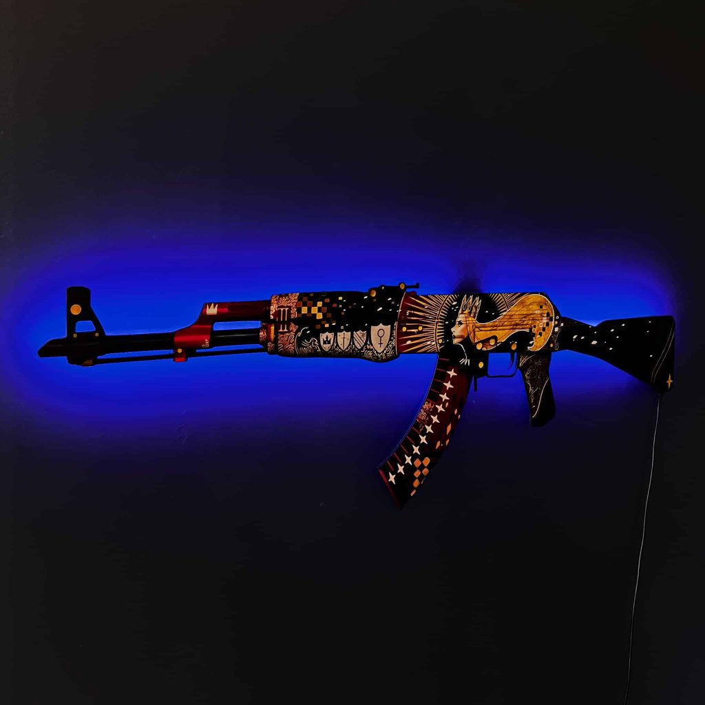AK 47 Empress RGB Wall Art – CS GO - Blasters4Masters