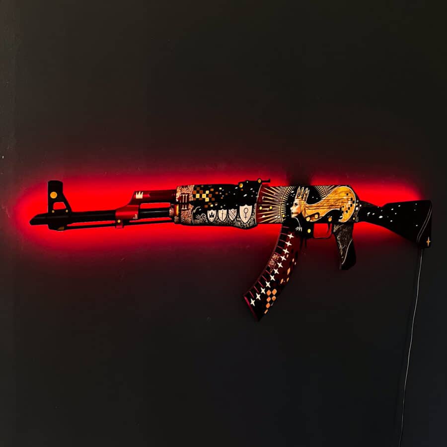 AK 47 Empress RGB Wall Art – CS GO