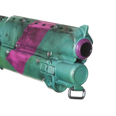 Guts Rebecca`s Shotgun prop replica from Cyberpunk 2077 by Blasters4Masters