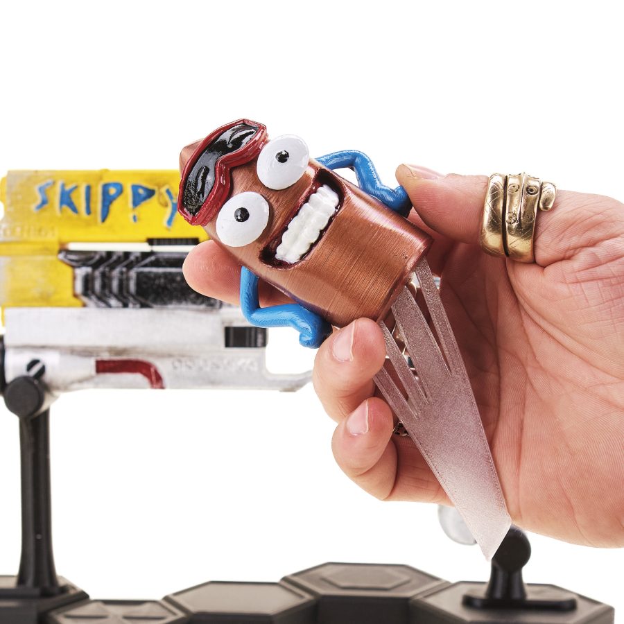 Skippy replica prop from Cyberpunk 2077 by Blasters4Masters