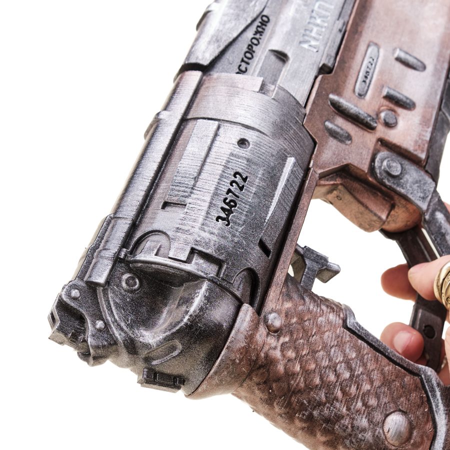 Techtronika RT-46 Burya replica prop from Cyberpunk 2077 by Blasters4Masters