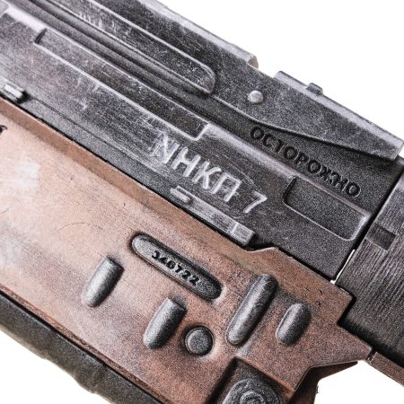 Techtronika RT-46 Burya replica prop from Cyberpunk 2077 by Blasters4Masters