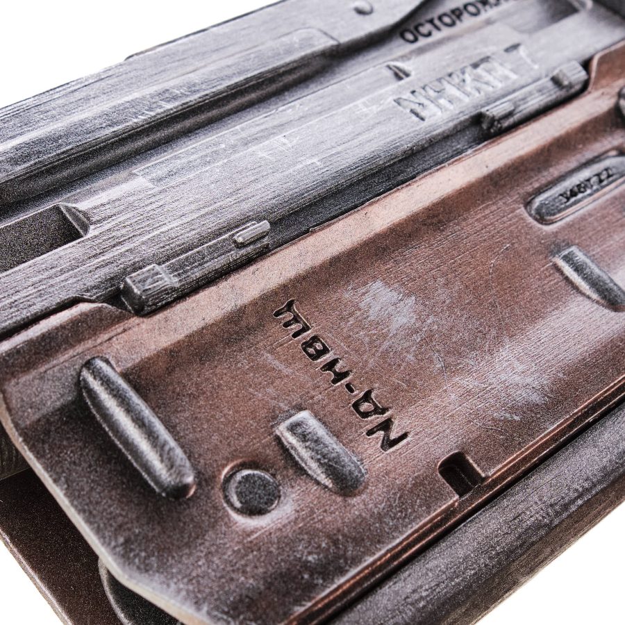 Techtronika RT-46 Burya replica prop from Cyberpunk 2077 by Blasters4Masters