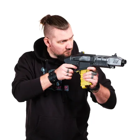 Crusher Replica Prop From Cyberpunk 2077 By Blasters4Masters 1