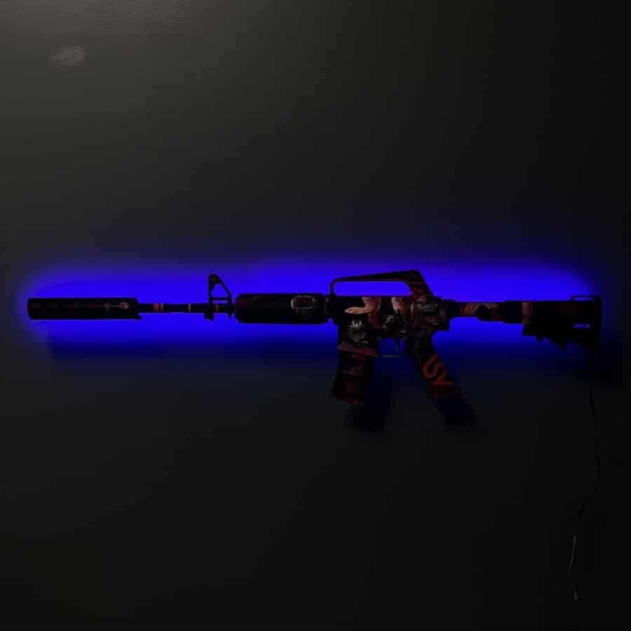 M4A1-S - Welcome to the Jungle RGB Wall Art by Blasters4masters (2)