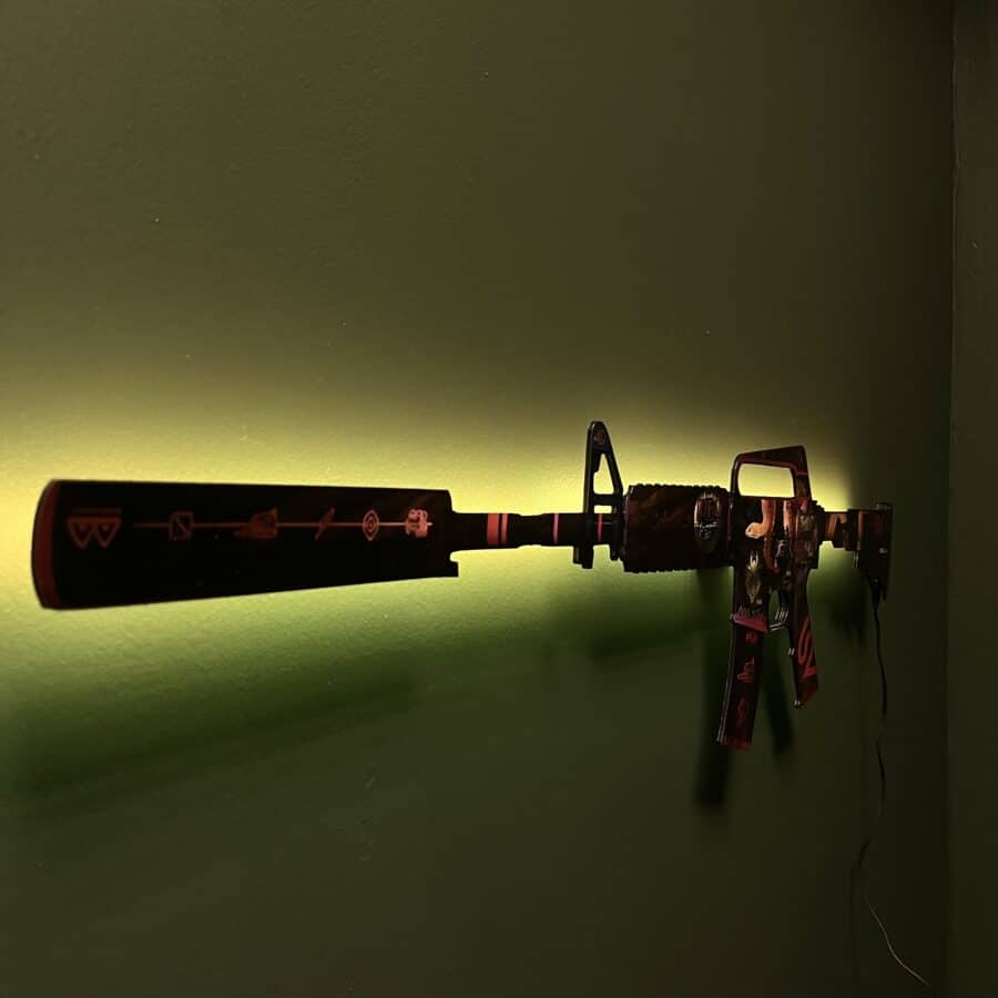 M4A1-S - Welcome to the Jungle RGB Wall Art by Blasters4masters (2)