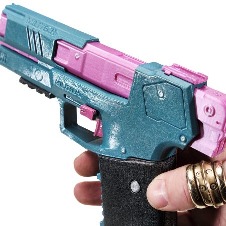 Rebecca`s pistol prop replica from Cyberpunk 2077 by Blasters4Masters