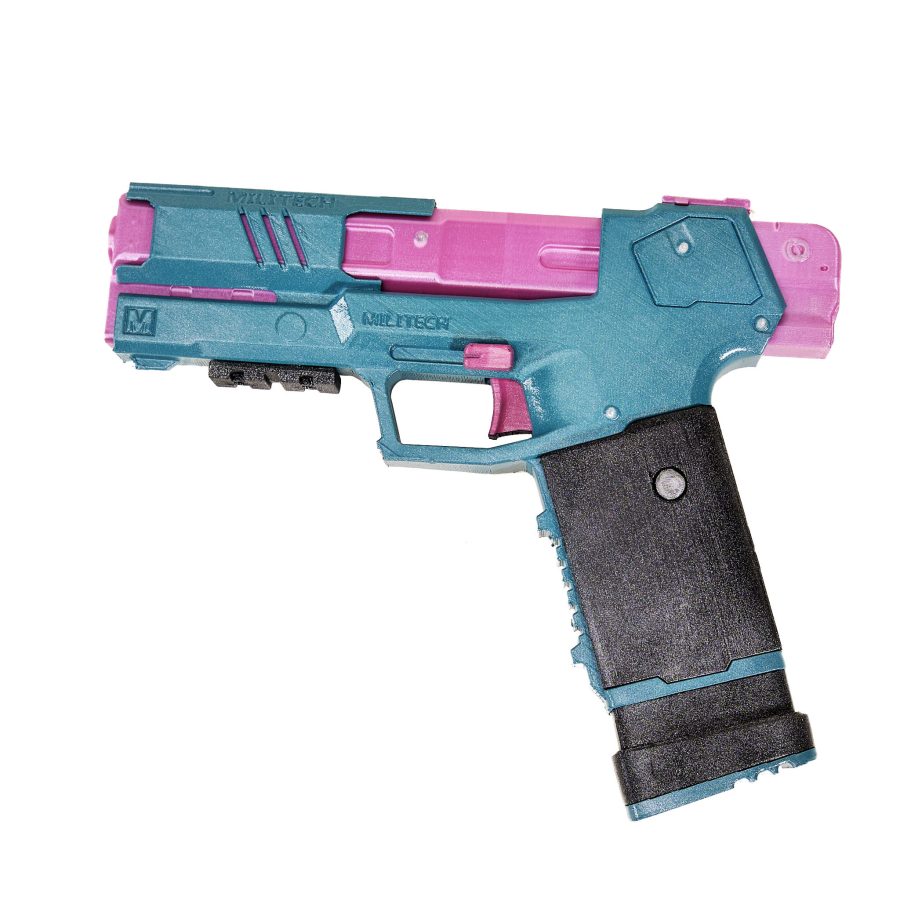 Rebecca`s pistol prop replica from Cyberpunk 2077 by Blasters4Masters