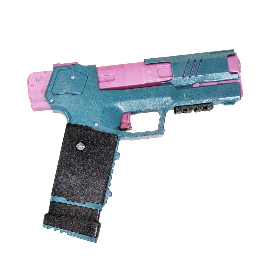 Rebecca`s pistol prop replica from Cyberpunk 2077 by Blasters4Masters