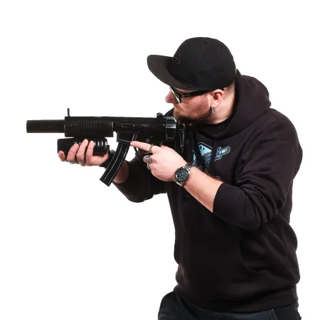 Submachine Gun SMG Replica Prop From Half Life By Blasters4Masters 4