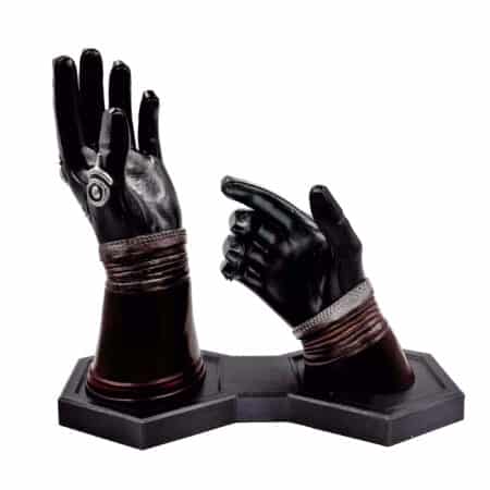 cayde 6 hands gloves stand with ace of spades replica gun by blasters4masters