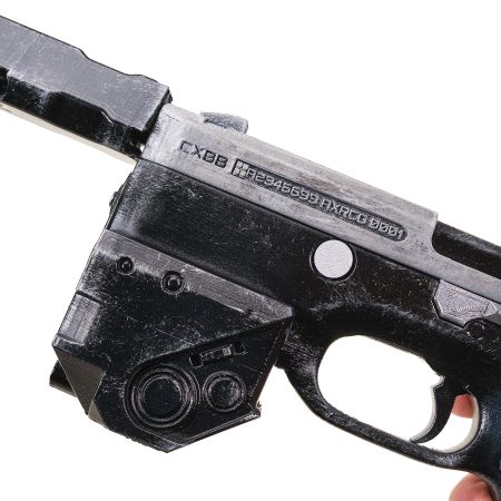 Her Majesty pistol replica prop from Cyberpunk 2077 by Blasters4Masters