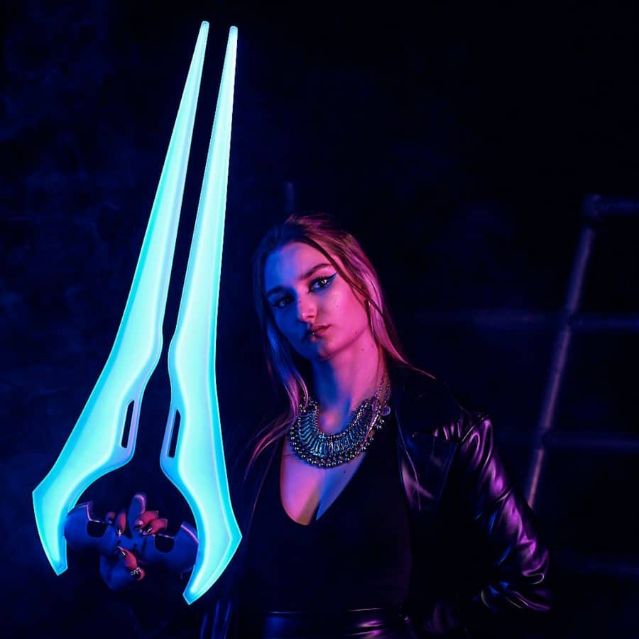 RGB Halo Energy Sword Replica Prop by Blasters4Masters LED