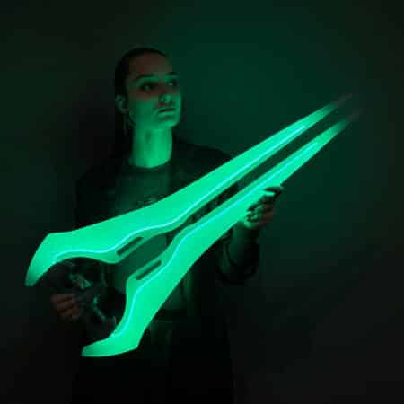 Halo energy sword with rgb lights prop replica by Blasters4Masters