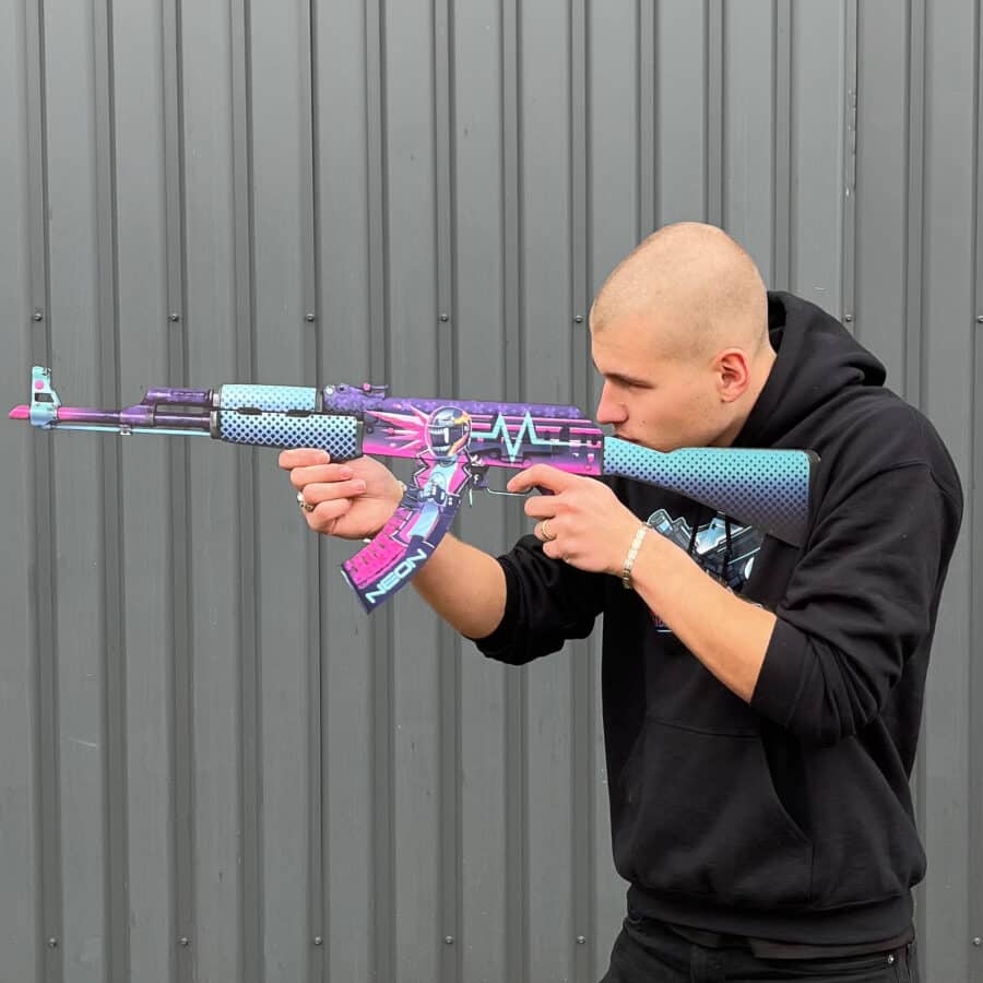 AK 47 Neon Rider prop replica by blasters4masters