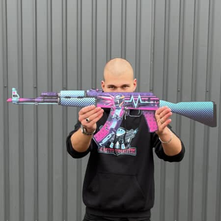 AK 47 Neon Rider prop replica by blasters4masters