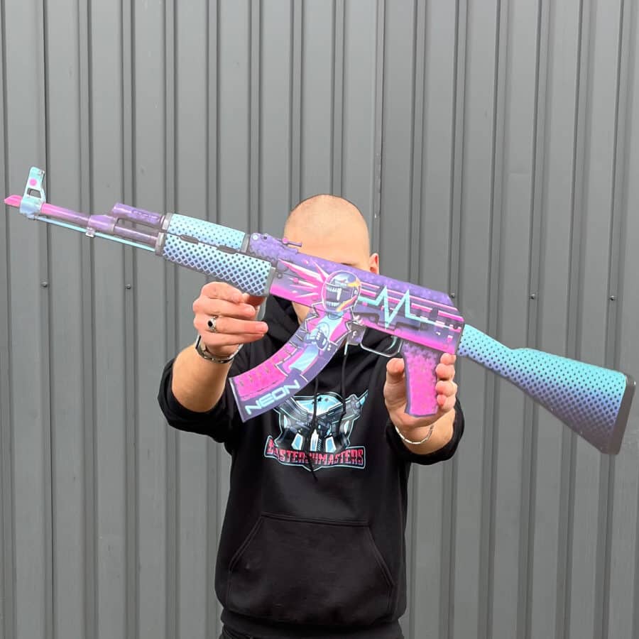 AK 47 Neon Rider prop replica by blasters4masters