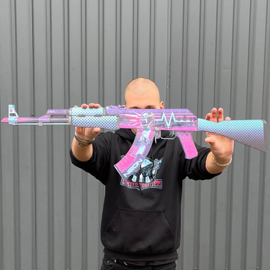 AK 47 Neon Rider prop replica by blasters4masters