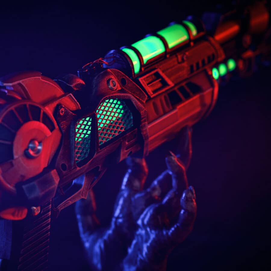 Ray Gun Mark 2 with LED lights replica prop call of duty zombies blasters4masters