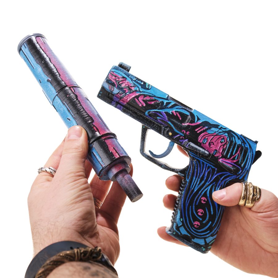 USPS Neo Noir replica prop from CS GO by Blasters4Masters