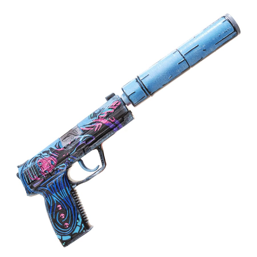 USPS Neo Noir replica prop from CS GO by Blasters4Masters