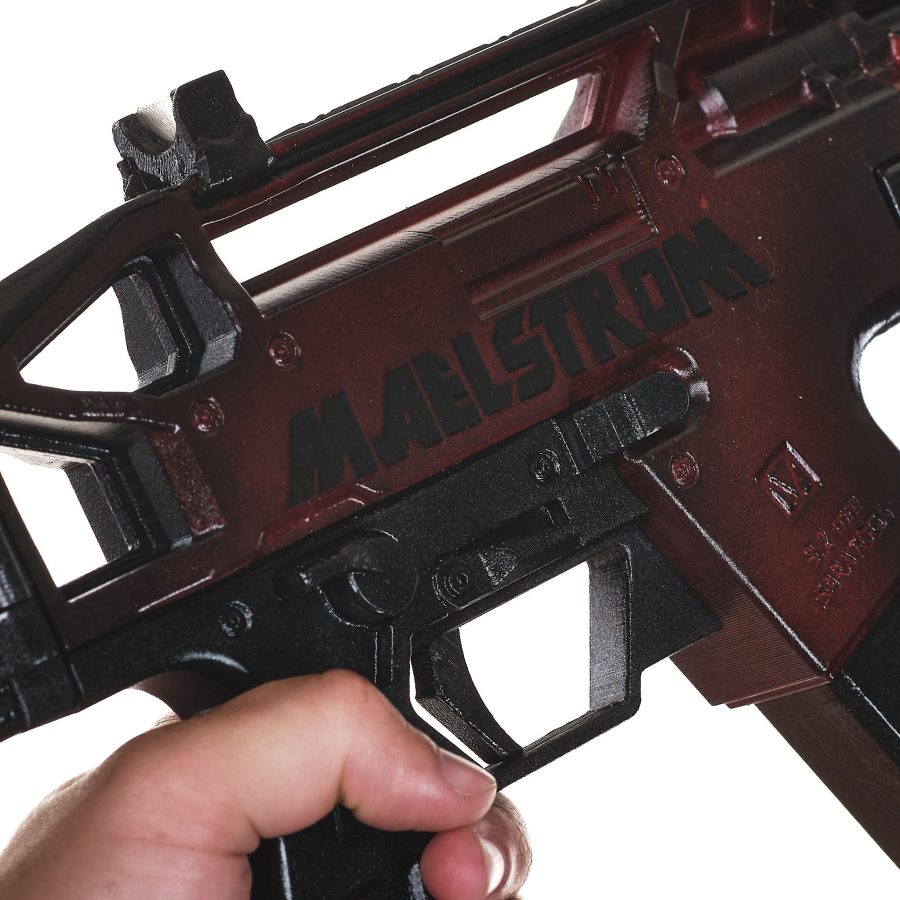 M221 Saratoga replica prop from Cyberpunk 2077 by Blasters4Masters