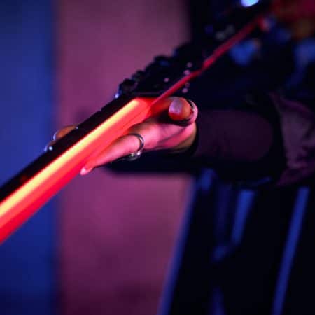 Kosei Red LED Katana prop replica cyberpunk cosplay by Blasters4Masters