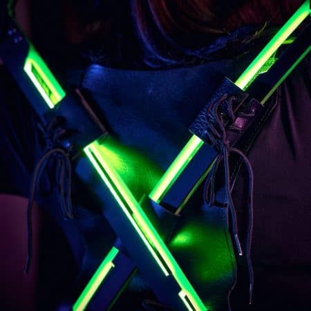 Phantom Green LED Katana prop replica Cyberpunk by Blasters4Masters