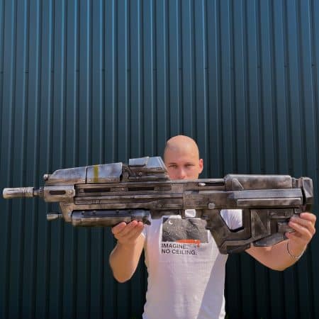 MA37 Assault rifle Prop Replica from Halo 3 by Blasters4Masters