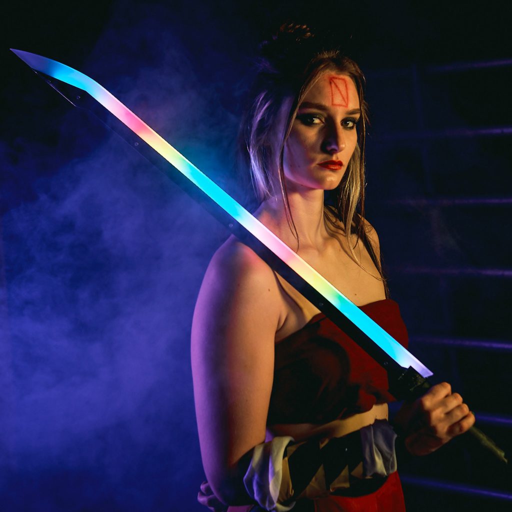 RGB LED Zero katana sword replica prop Borderlands cosplay by Blasters4Masters