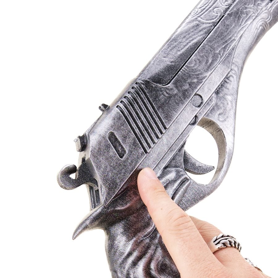 Ebony and Ivory pistols REMAKE replica prop from Devil May Cry by Blasters4Masters