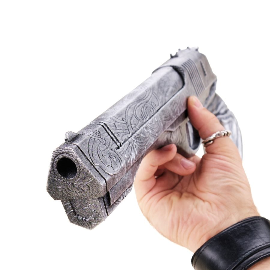 Ebony and Ivory pistols REMAKE replica prop from Devil May Cry by Blasters4Masters