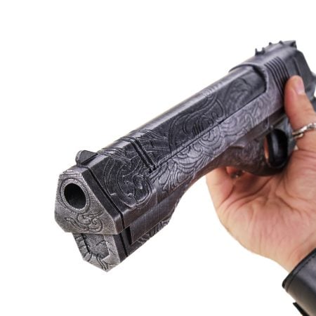 Ebony and Ivory pistols REMAKE replica prop from Devil May Cry by Blasters4Masters