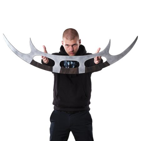 Klingon Bat`leth sword prop replika from Star Trek by Blasters4Masters