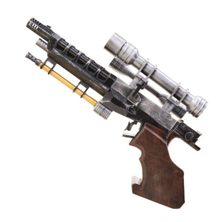 Naboo S5 blaster pistol replica prop from Star Wars by Blasters4Masters