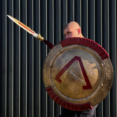 Arms of Sparta Spear and shield Prop Replica from God of War by Blasters4Masters