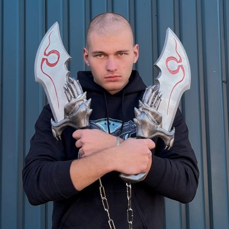 Kratos Blades prop replica swords from God of War by Blasters4Masters