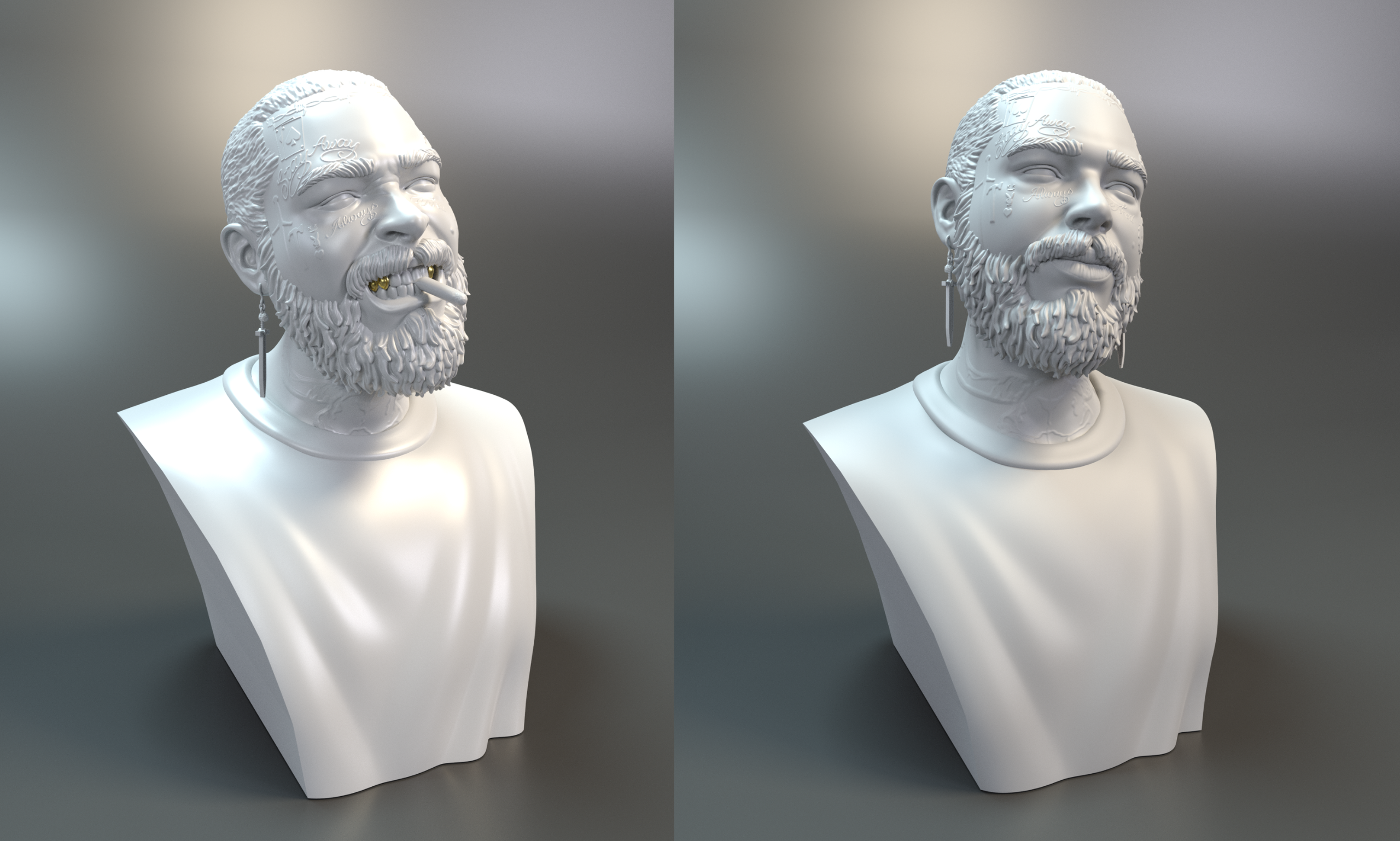 Custom Bust 3D Modeling & Commissions for 3D Printing – Props, Replicas & More