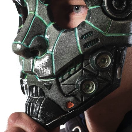 Cyberpunk Oni Mask japanese cosplay by Blasters4Masters