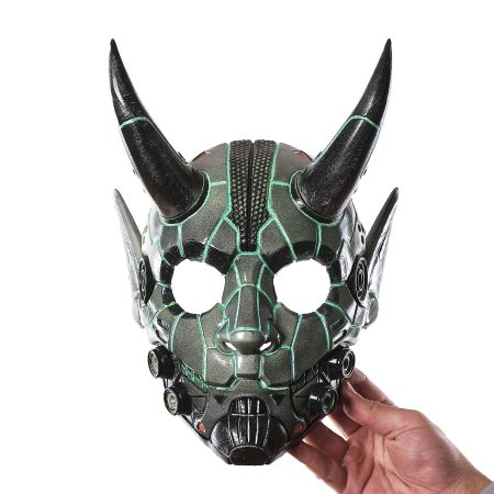 Cyberpunk Oni Mask japanese cosplay by Blasters4Masters