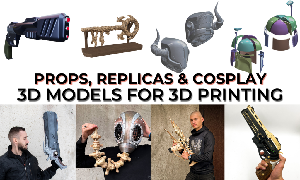 Custom 3D Modeling & Commissions for 3D Printing – Props, Replicas & More!​