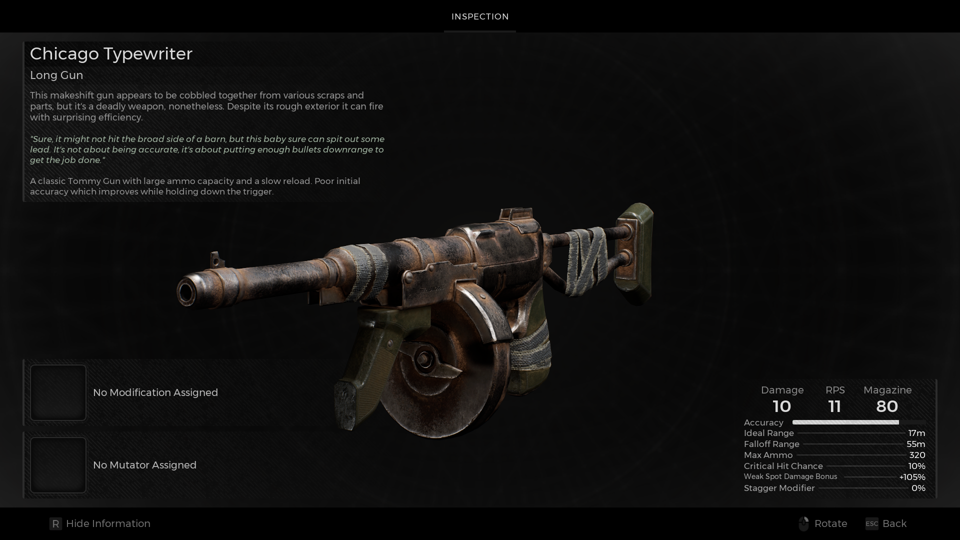 Remnant 2 lg chicago typewriter