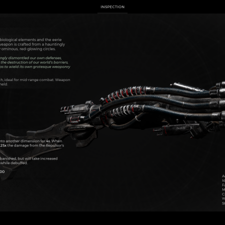 Repulsor – A boss weapon prop replica from Remnant by Blasters4Masters