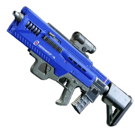 AR-48 Truth Whisperer prop replica from Helldivers 2 by Blasters4Masters