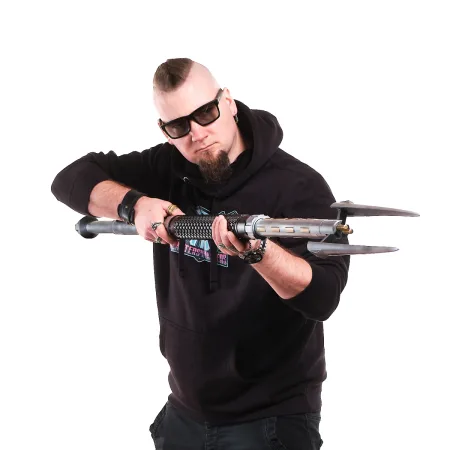 CQC 19 Stun Lance Replica Prop From Helldivers 2 By Blasters4Masters