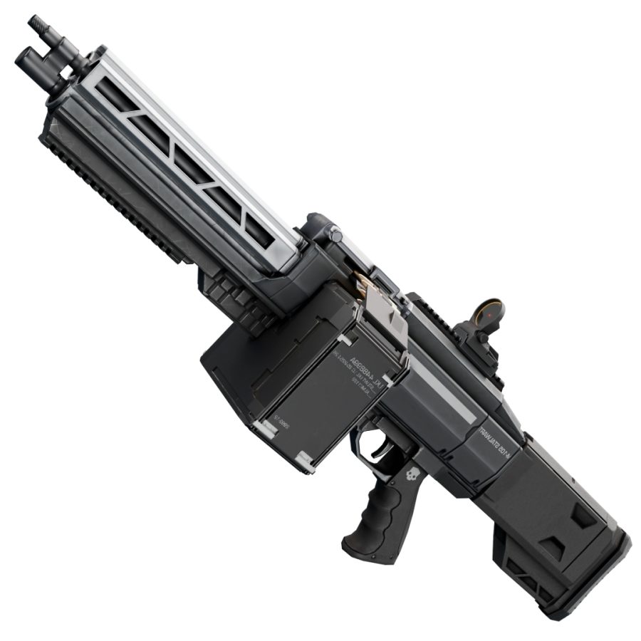 M-105 Stalwart Heavy Machine Gun prop replica from Helldivers 2 by Blasters4Masters