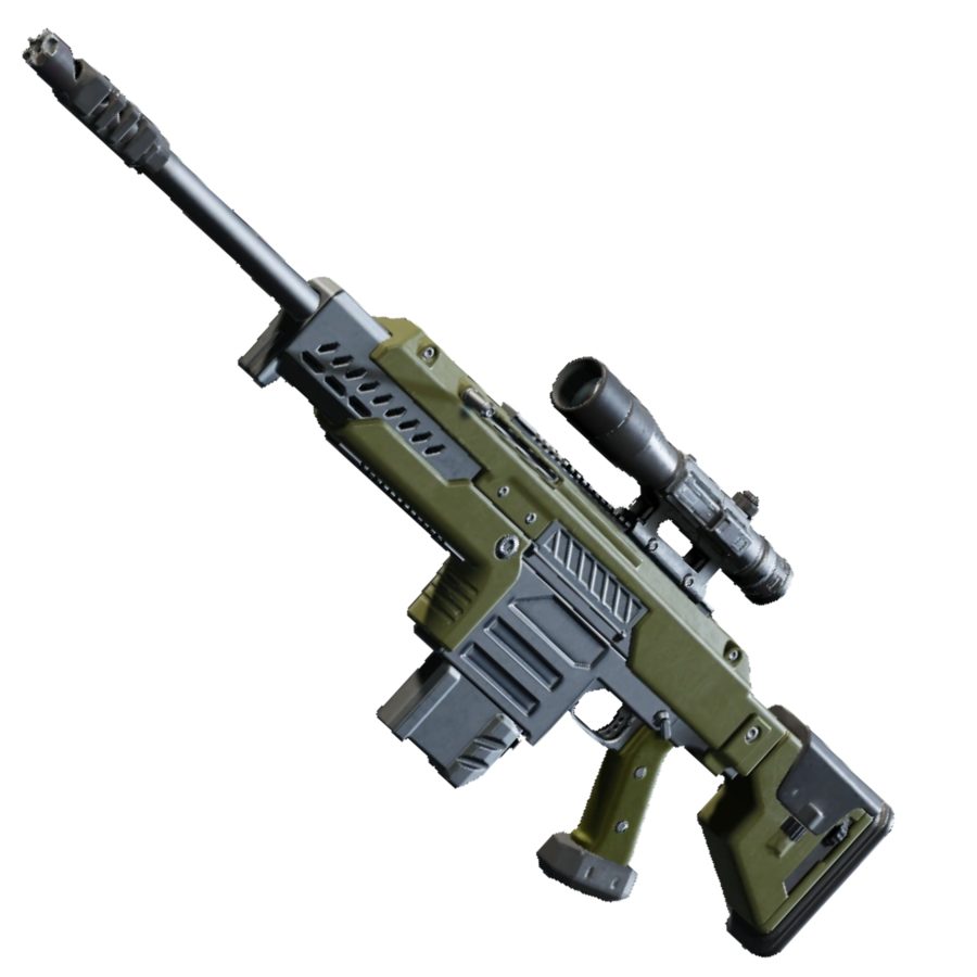 R-63CS Diligence Counter Sniper prop replica from Helldivers 2 by Blasters4Masters